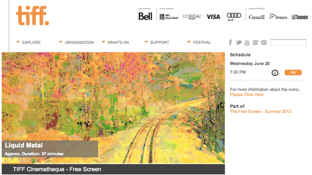 TIFF Cinematheque / Liquid Metal